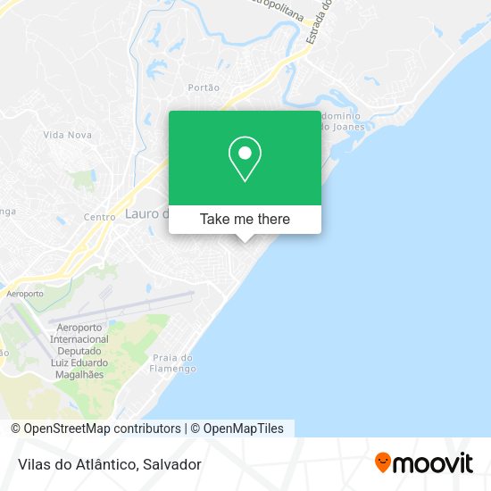 Vilas do Atlântico map