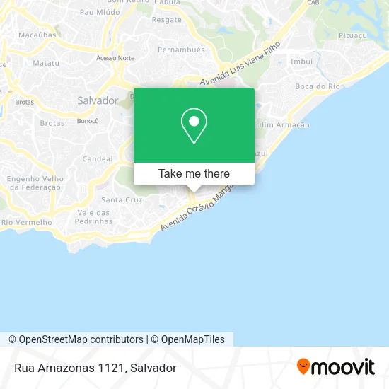 Rua Amazonas 1121 map
