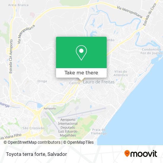 Mapa Toyota terra forte