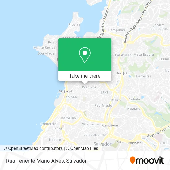 Rua Tenente Mario Alves map