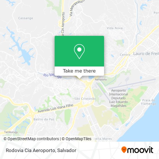 Rodovia Cia Aeroporto map