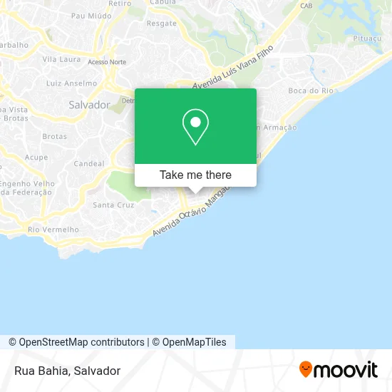 Rua Bahia map
