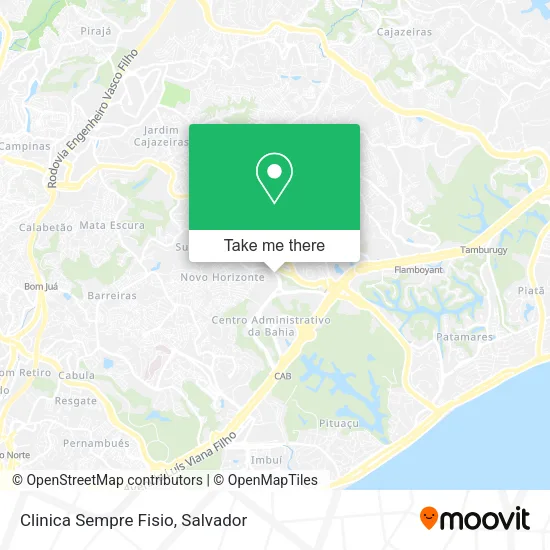 Clinica Sempre Fisio map