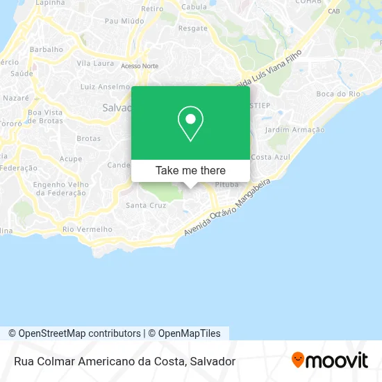 Rua Colmar Americano da Costa map