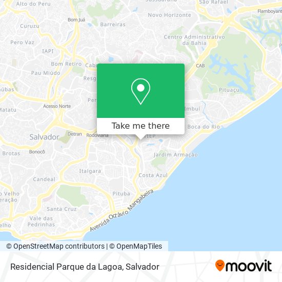 Residencial Parque da Lagoa map