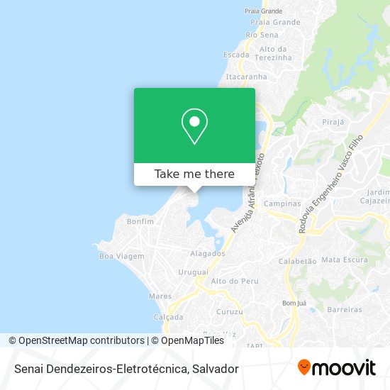 Senai Dendezeiros-Eletrotécnica map