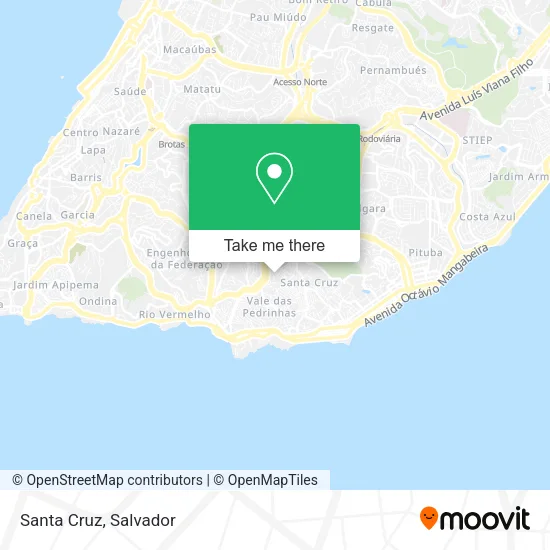 Santa Cruz map