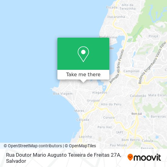 Rua Doutor Mario Augusto Teixeira de Freitas 27A map