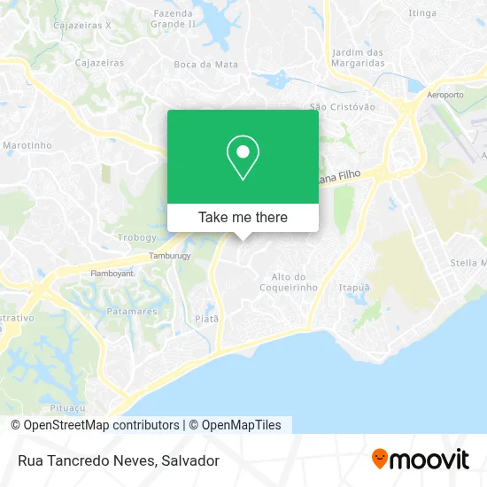 Rua Tancredo Neves map