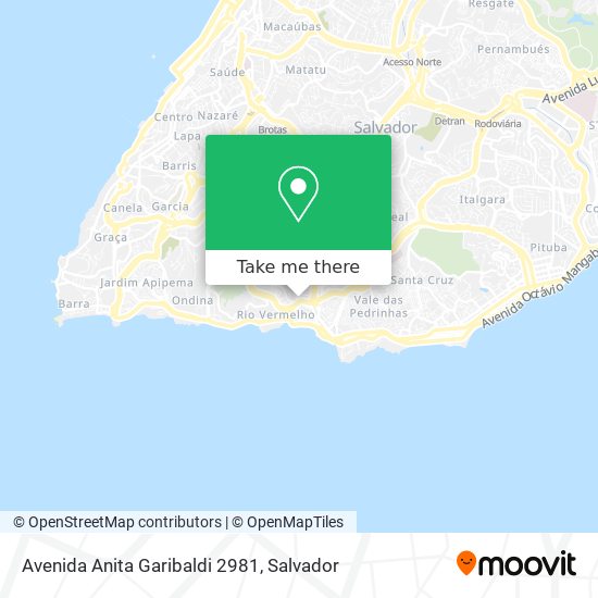 Mapa Avenida Anita Garibaldi 2981