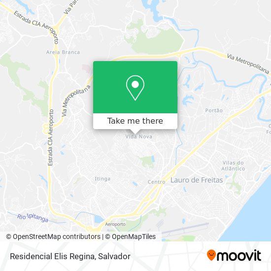 Mapa Residencial Elis Regina