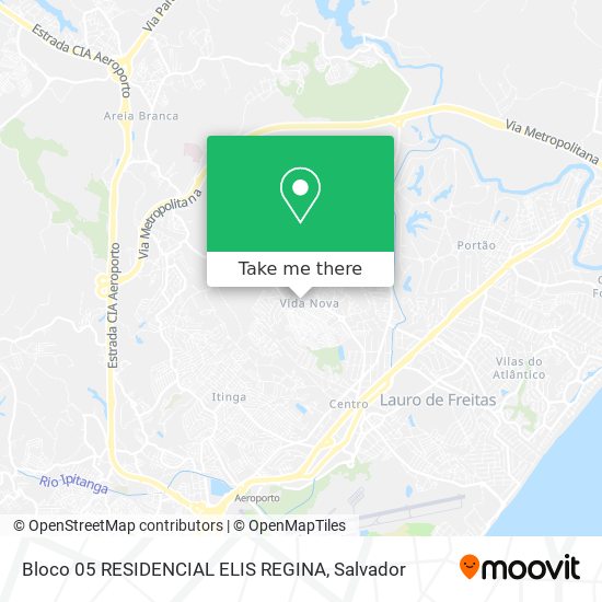 Mapa Bloco 05 RESIDENCIAL ELIS REGINA