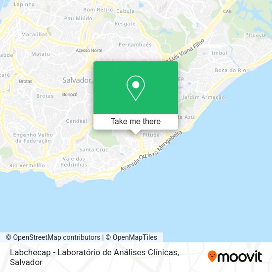 Labchecap - Laboratório de Análises Clínicas map
