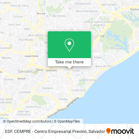 EDF. CEMPRE - Centro Empresarial Previnó map