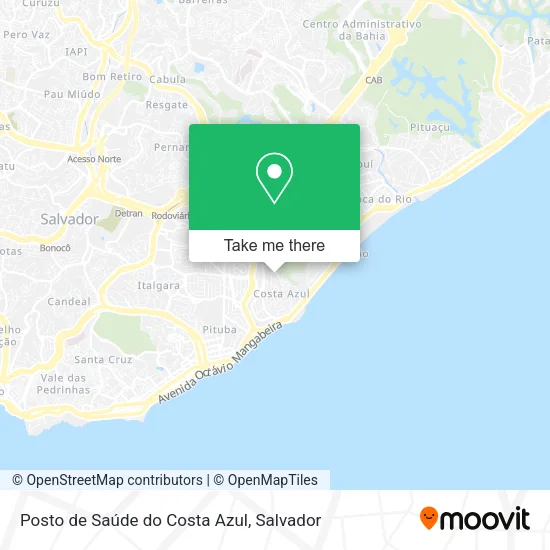 Posto de Saúde do Costa Azul map