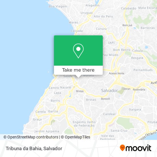 Tribuna da Bahia map