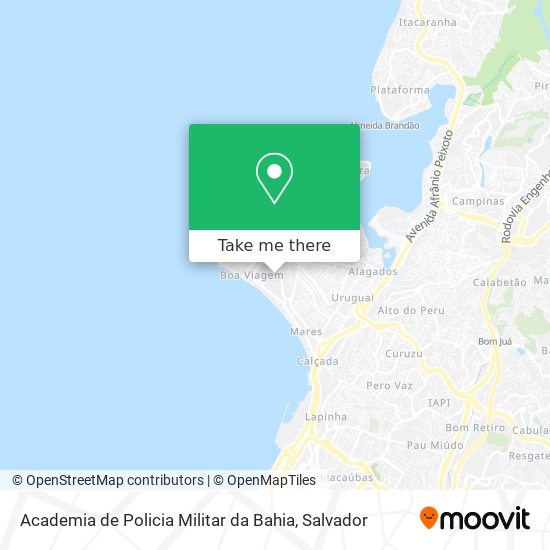 Academia de Policia Militar da Bahia map