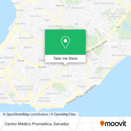Centro Médico Promédica map