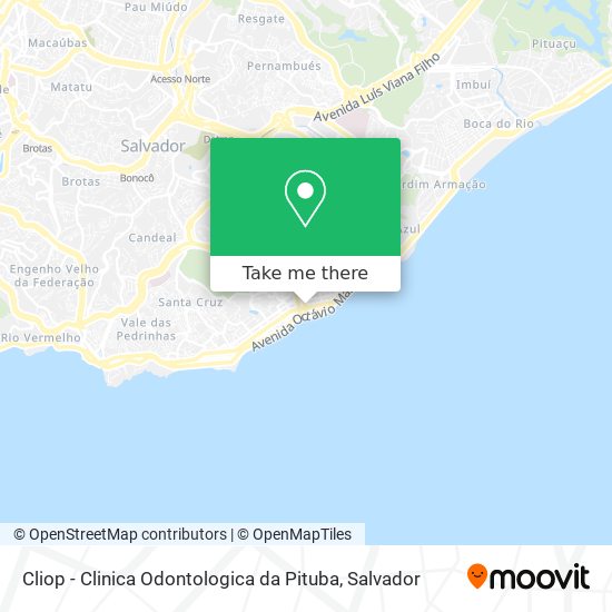 Mapa Cliop - Clinica Odontologica da Pituba