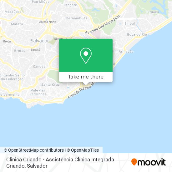 Clinica Criando - Assistência Clínica Integrada Criando map