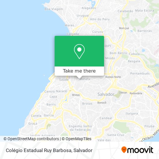 Colégio Estadual Ruy Barbosa map