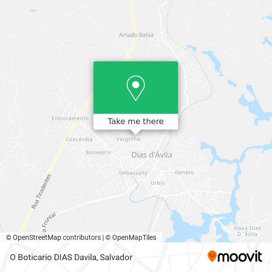 O Boticario DIAS Davila map