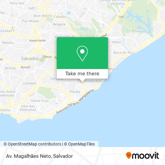 Av. Magalhães Neto map