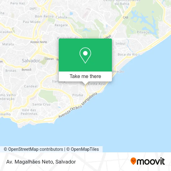 Av. Magalhães Neto map