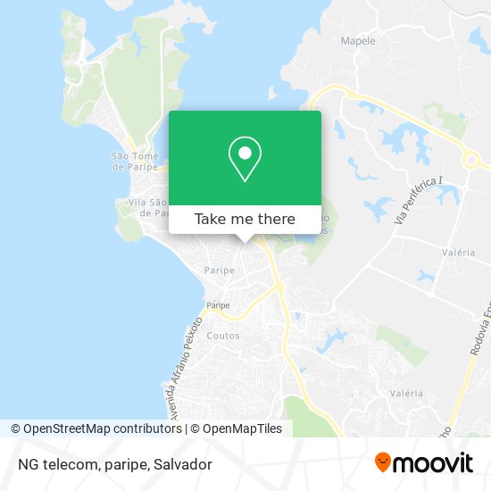 Mapa NG telecom, paripe