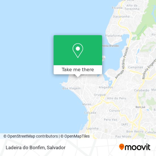 Ladeira do Bonfim map