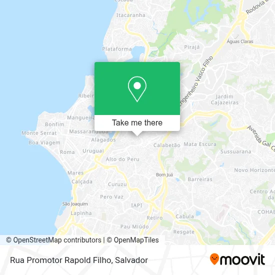 Rua Promotor Rapold Filho map