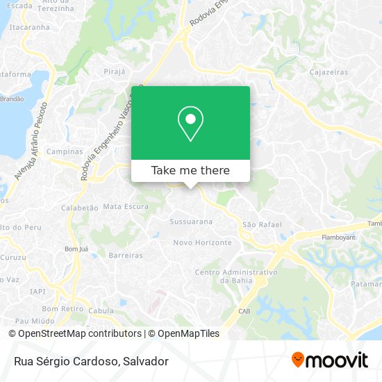 Rua Sérgio Cardoso map