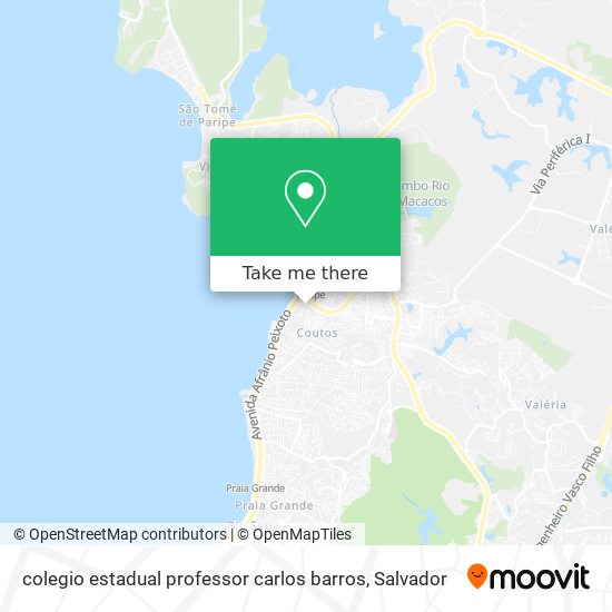 colegio estadual professor carlos barros map