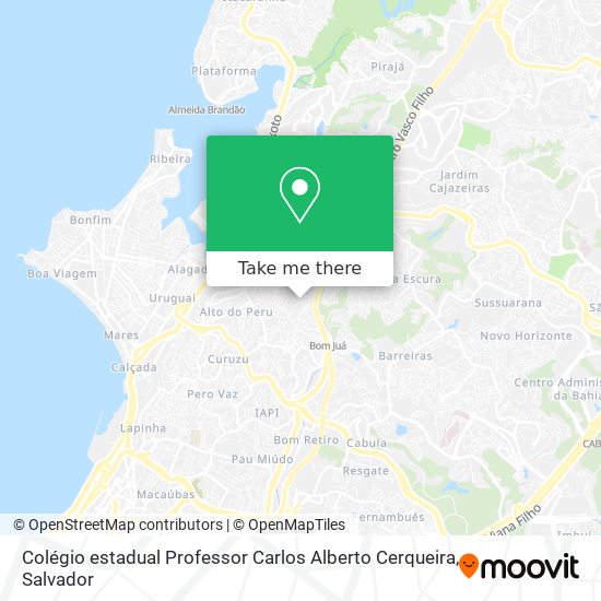 Colégio estadual Professor Carlos Alberto Cerqueira map