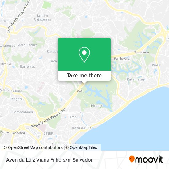 Avenida Luiz Viana Filho s/n map