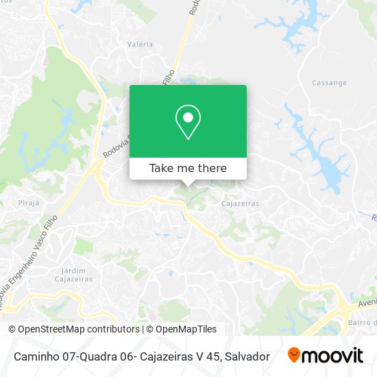 Caminho 07-Quadra 06- Cajazeiras V 45 map