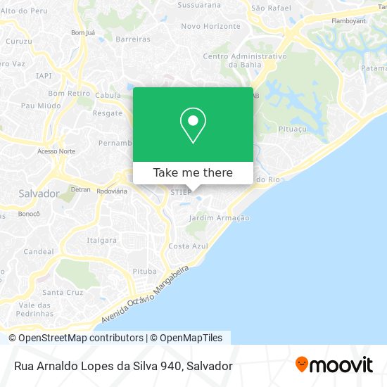 Rua Arnaldo Lopes da Silva 940 map