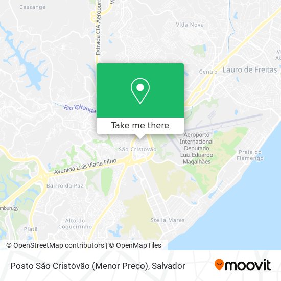 Posto São Cristóvão (Menor Preço) map