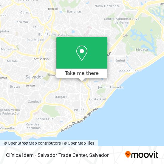 Mapa Clínica Idem - Salvador Trade Center