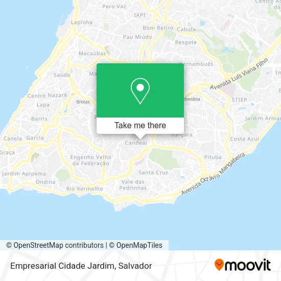 Empresarial Cidade Jardim map