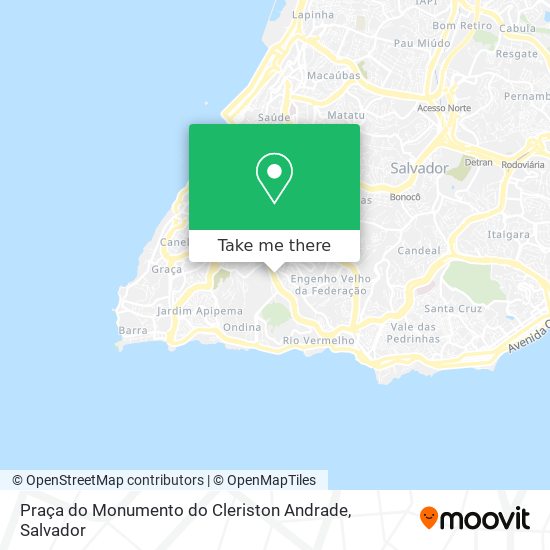 Mapa Praça do Monumento do Cleriston Andrade