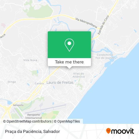 Praça da Paciência map
