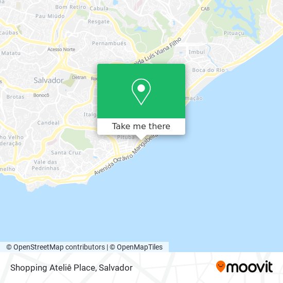 Shopping Ateliê Place map