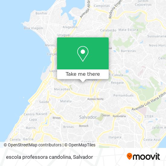 escola professora candolina map