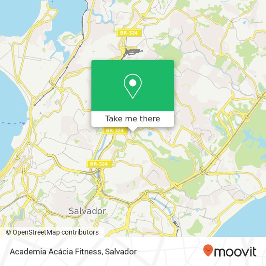 Academia Acácia Fitness map