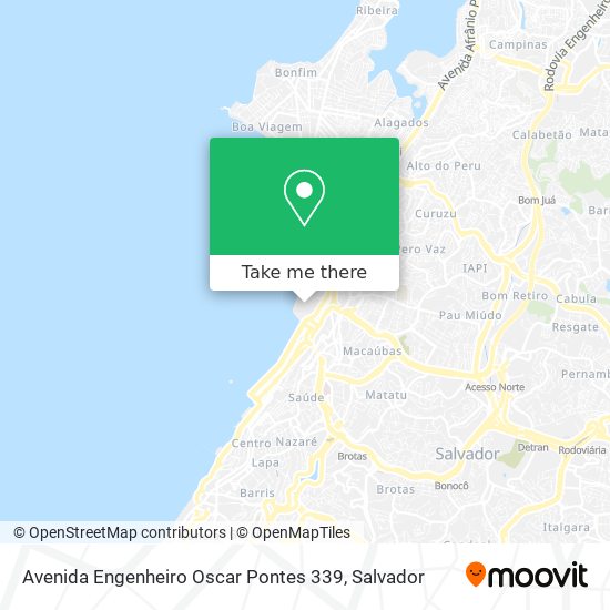 Avenida Engenheiro Oscar Pontes 339 map