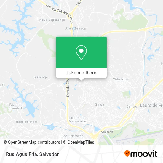 Rua Agua Fria map