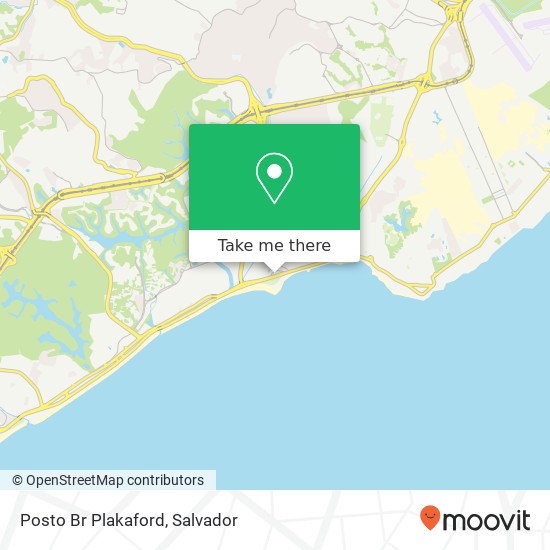 Mapa Posto Br Plakaford