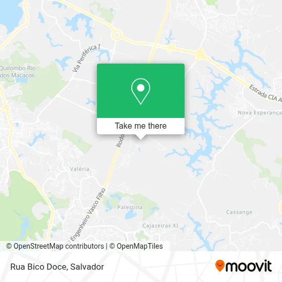Rua Bico Doce map