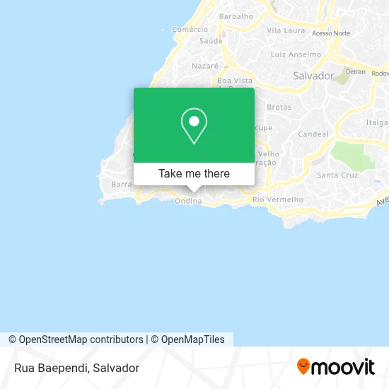 Rua Baependi map